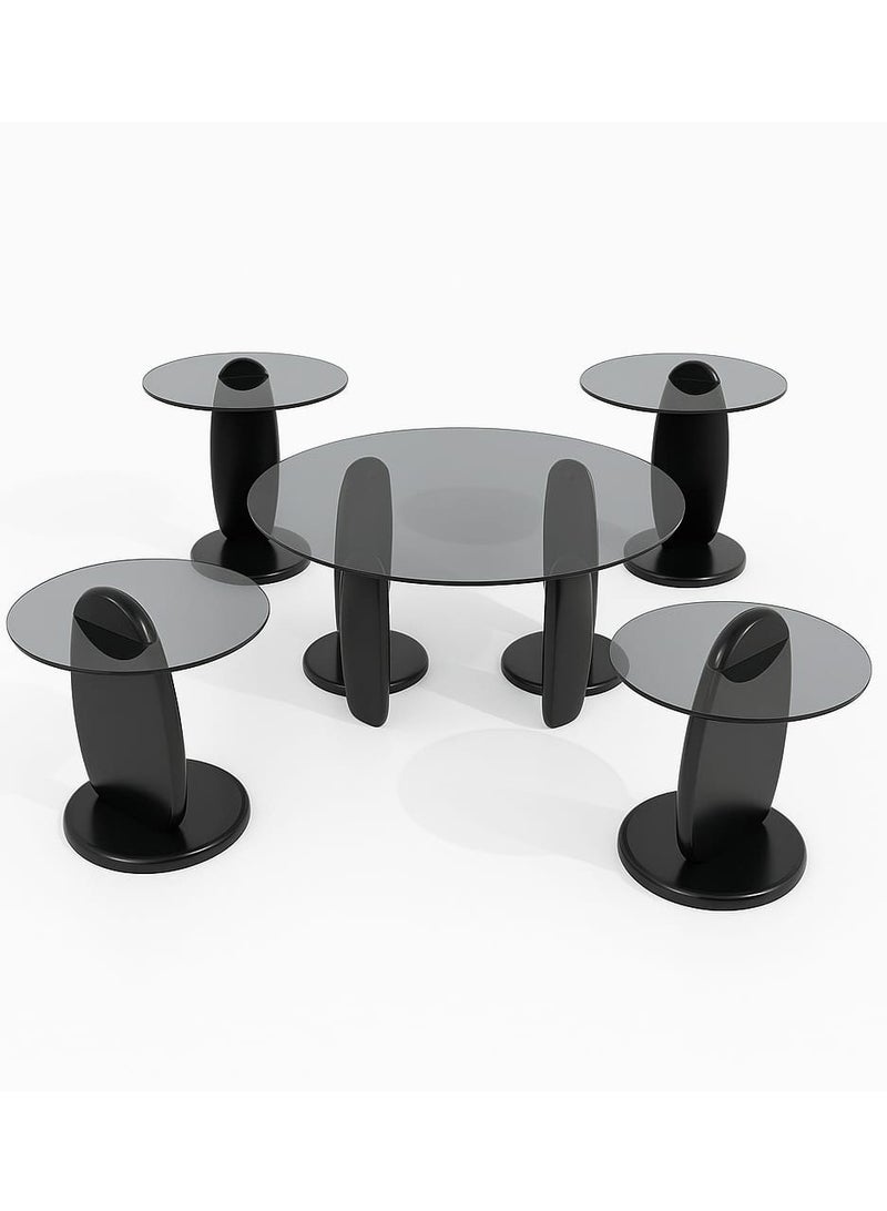 Concent Glass Service Table Set - Image 1